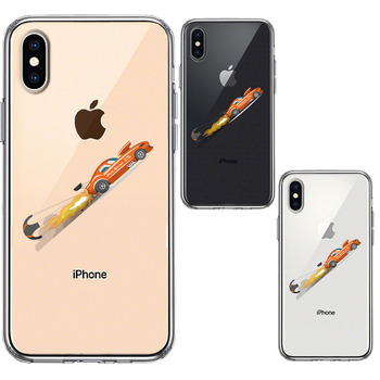 iPhoneX case iPhoneXS case racing car car orange smartphone case hybrid -1