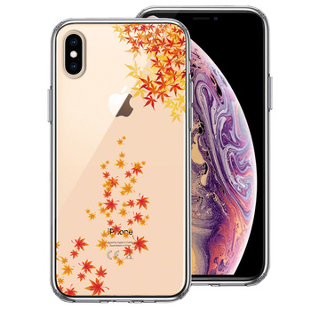 iPhoneX case iPhoneXS case season . leaf maple autumn smartphone case hybrid -0