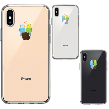 iPhoneX case iPhoneXS case parakeet cup ruLOVE Rav smartphone case hybrid -1