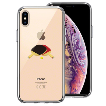 iPhoneX case iPhoneXS case ping-pong racket smartphone case hybrid -0