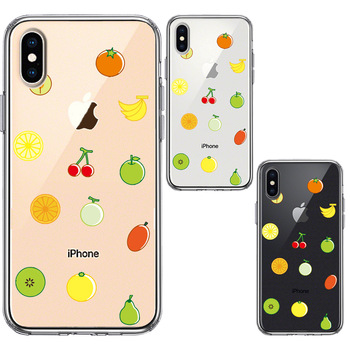 iPhoneX case iPhoneXS case fruit fruit smartphone case hybrid -1