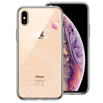 iPhoneX case iPhoneXS case butterfly chou butterfly . heaven. river smartphone case hybrid -0