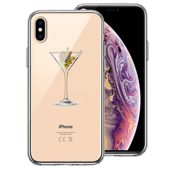 iPhoneX case iPhoneXS case cocktail glass fruit smartphone case hybrid -0