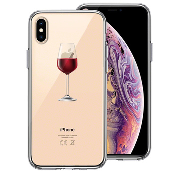 iPhoneX ケース iPhoneXS ケース ジャケット 赤ワイン スマホケース ハイブリッド-0