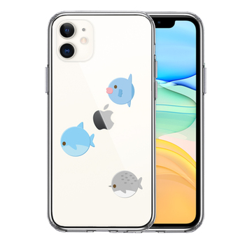 iPhone11 case clear fish ...... smartphone case side soft the back side hard hybrid -0