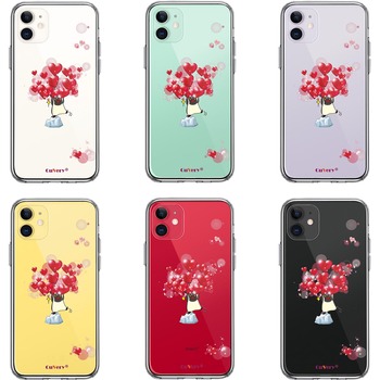 iPhone11 case clear penguin Heart fully smartphone case side soft the back side hard hybrid -1