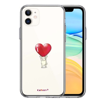 iPhone11 case clear dog one ko Heart is heavy ? smartphone case side soft the back side hard hybrid -0