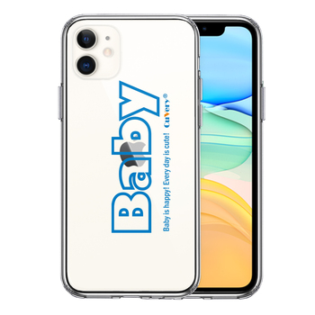 iPhone11 case clear character case Baby blues ma ho case side soft the back side hard hybrid -0