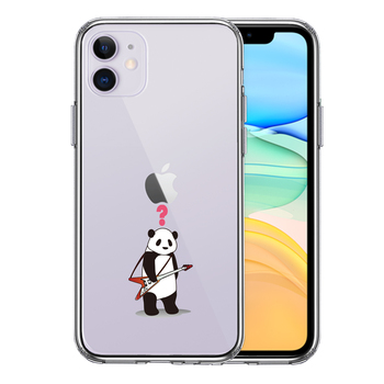 iPhone11 case clear guitar Panda ? smartphone case side soft the back side hard hybrid -0