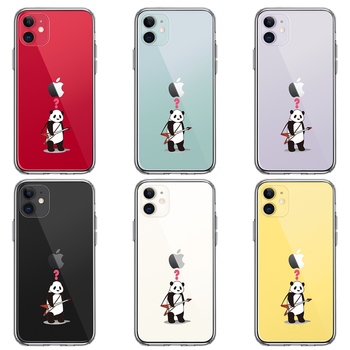 iPhone11 case clear guitar Panda ? smartphone case side soft the back side hard hybrid -1