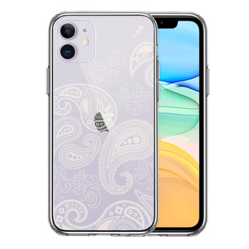 iPhone11 case clear peiz Lee pattern light yellow smartphone case side soft the back side hard hybrid -0