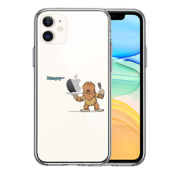 iPhone11 case clear UMA big foot ratio .gon? smartphone case side soft the back side hard hybrid -0