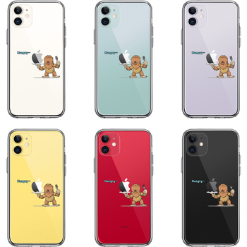 iPhone11 case clear UMA big foot ratio .gon? smartphone case side soft the back side hard hybrid -1