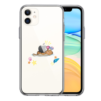 iPhone11 case clear sea otter Apple meal smartphone case side soft the back side hard hybrid -0