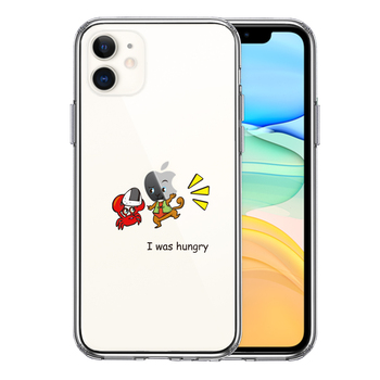 iPhone11 case clear . monkey . crab . war .... smartphone case side soft the back side hard hybrid -0