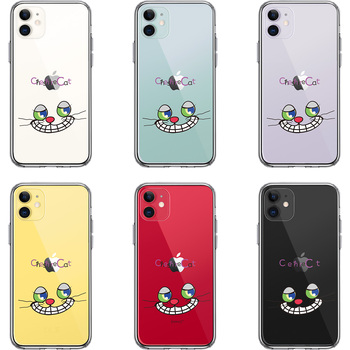 iPhone11 case clear Alice CAT che car cat 2 smartphone case side soft the back side hard hybrid -1