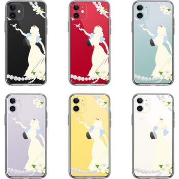 iPhone11 case clear Snow White 2 smartphone case side soft the back side hard hybrid -1