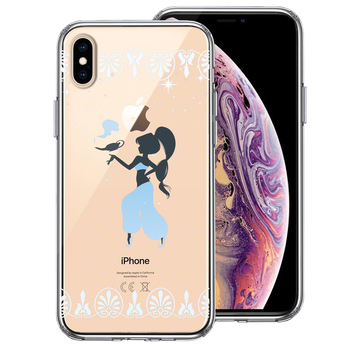 iPhoneX ケース iPhoneXS ケース アラジン ブルー スマホケース ハイブリッド-0