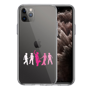 iPhone11pro ケース クリア Dance will ダンス スマホケース 側面ソフト 背面ハード ハイブリッド-0