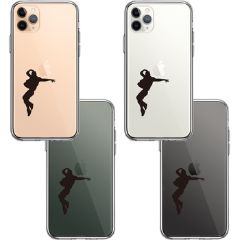 iPhone11pro ケース クリア パフォーマー ダンサー スマホケース 側面ソフト 背面ハード ハイブリッド-1