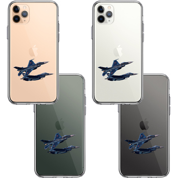 iPhone11pro ケース クリア 戦闘機 F-2A VIPER ZERO スマホケース 側面ソフト 背面ハード ハイブリッド-1