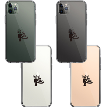 iPhone11pro ケース クリア アメリカン ヒーロー スマホケース 側面ソフト 背面ハード ハイブリッド-1
