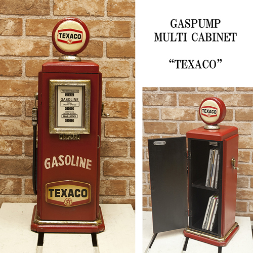 ガスポンプ マルチキャビネット テキサコ TEXACO :AD4606172-7196:まる
