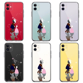 iPhone11 case clear Beauty and the Beast smartphone case side soft the back side hard hybrid -1