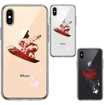 iPhoneX case iPhoneXS case shell snowboard woman smartphone case hybrid -1