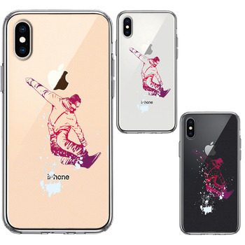 iPhoneX case iPhoneXS case shell snowboard Freestyle smartphone case hybrid -1