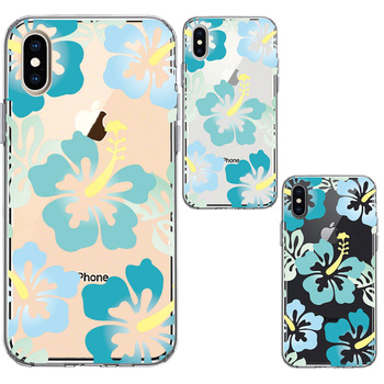 iPhoneX case iPhoneXS case hibiscus blues ma ho case hybrid -1