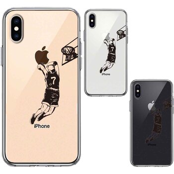 iPhoneX case iPhoneXS case basketball Dunk Shute 3 smartphone case hybrid -1