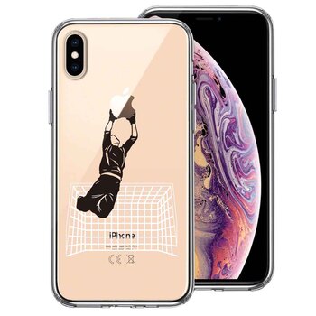 iPhoneX case iPhoneXS case soccer GK Jean pin g catch smartphone case hybrid -0