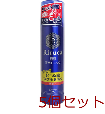 リルカ 薬用 育毛トニック 無香料 185g 5個セット-0