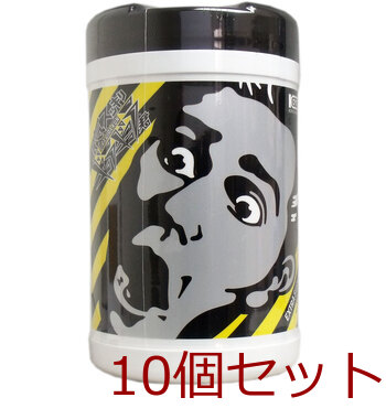 眠気スッキリ ギラギラ君 フェイシャルシート ボトル ８０枚入 10セット-0