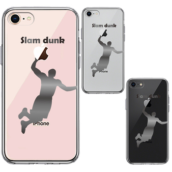 iPhone8 ケース クリア バスケットボール スラムダンク