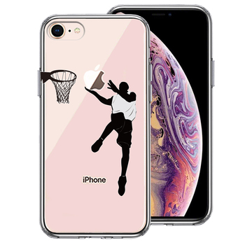 iPhone8 ケース クリア レイアップシュート スマホケース 側面ソフト 背面ハード ハイブリッド-0