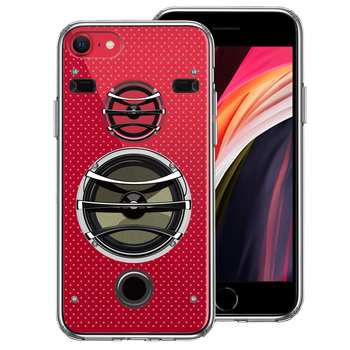 iPhoneSE ケース 第3世代 第2世代 クリア スピーカー スマホケース 側面ソフト 背面ハード ハイブリッド-0