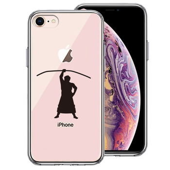 iPhone7 iPhone8 ケース クリア おすもうさん 相撲 弓取り スマホケース 側面ソフト 背面ハード ハイブリッド-0