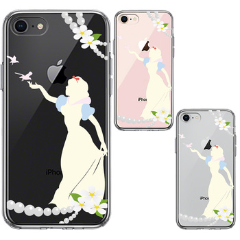 iPhone7 iPhone8 ケース クリア ファンタジーシリーズ 白雪姫 2 スマホケース 側(cè)面ソフト 背面ハード ハイブリッド-1