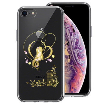 iPhone7 iPhone8 ケース クリア ラプンツェル 1 スマホケース 側面ソフト 背面ハード ハイブリッド-0