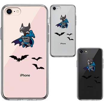 iPhone8 кейс прозрачный фильм paroti.. мужчина смартфон кейс боковая сторона soft задняя сторона твердый hybrid -1