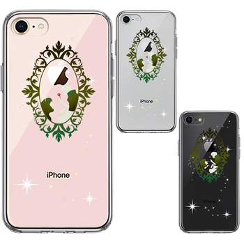 iPhone7 iPhone8 ケース クリア 眠れる森の美女 2 スマホケース 側面ソフト 背面ハード ハイブリッド-1
