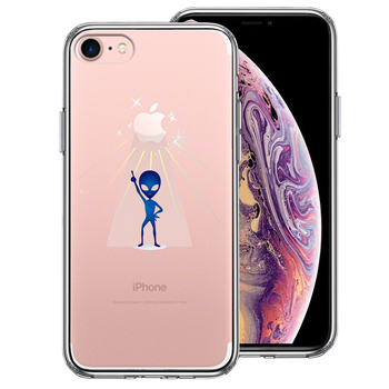 iPhone7 case clear extraterrestrial fi- bar blues ma ho case side soft the back side hard hybrid -0