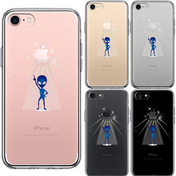 iPhone7 case clear extraterrestrial fi- bar blues ma ho case side soft the back side hard hybrid -1