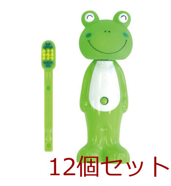  bow ns up toothbrush changeable brush attaching frog  1 pcs + 1 pcs 12 piece set -0