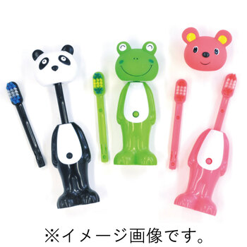  bow ns up toothbrush changeable brush attaching frog  1 pcs + 1 pcs 12 piece set -3