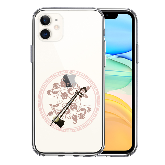 iPhone11 case clear musical instruments two . smartphone case side soft the back side hard hybrid -0