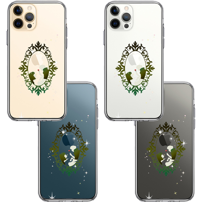 iPhone12Pro ケース クリア 眠れる森の美女 2 スマホケース 側面ソフト 背面ハード ハイブリッド-1