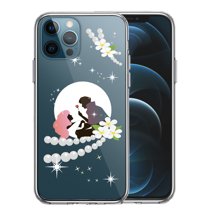 iPhone12Pro ケース クリア 眠れる森の美女 1 スマホケース 側面ソフト 背面ハード ハイブリッド-0
